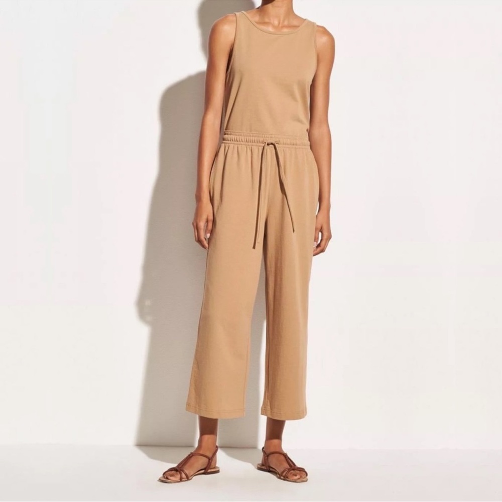 Vince High Rise Wode Leg Cotton Pants